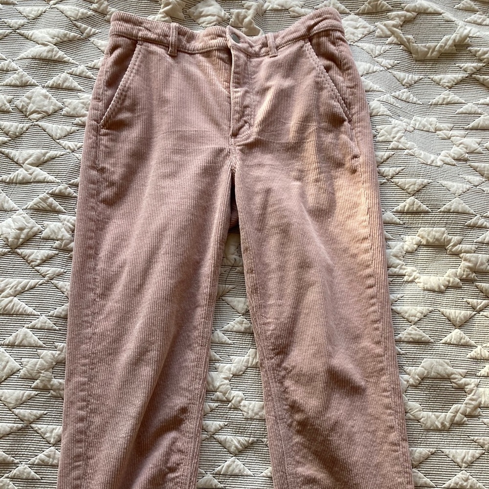 Everlane Corduroy Straight Leg Crop Pant